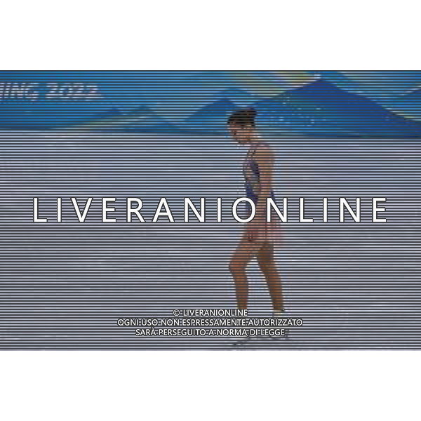 TVPG Olimpiadi invernali Bejing2022 nella foto Lara Naki Gutmann nella gara di pattinaggio artistico individuale 4/20-02-2022 Pechino (Cina) foto pasquale golia-ag aldo liverani sas