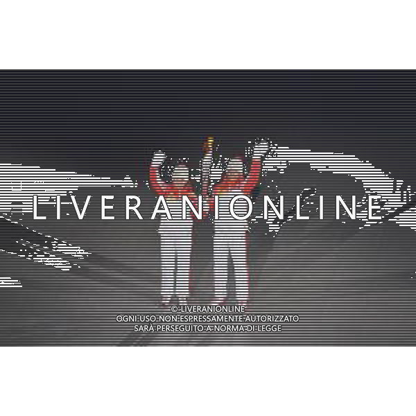 TVPG Olimpiadi invernali Bejing2022 nella foto Dinigeer Yilamujiang e Zhao Jiawen ultimi due tedofori Cerimonia d\'apertura 4/20-02-2022 Pechino (Cina) foto pasquale golia-ag aldo liverani sas