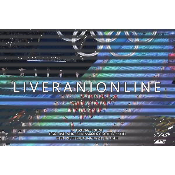 TVPG Olimpiadi invernali Bejing2022 nella foto ngresso delegazione Italia durante la Cerimonia d\'apertura 4/20-02-2022 Pechino (Cina) foto pasquale golia-ag aldo liverani sas