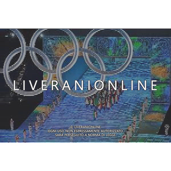 TVPG Olimpiadi invernali Bejing2022 nella foto Ingresso delegazione Italia durante la Cerimonia d\'apertura 4/20-02-2022 Pechino (Cina) foto pasquale golia-ag aldo liverani sas