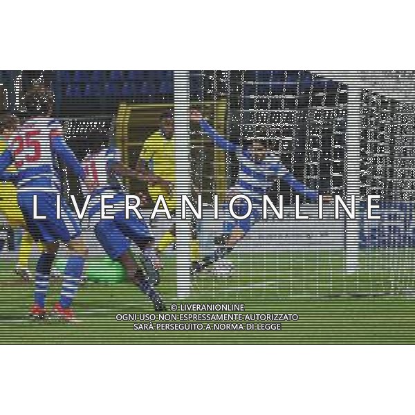 TVRCOR – Pro Patria vs Pergolettese – Serie C 15a giornata Campionato Calcio Serie C Lega Pro Busto Arsizio (VA) 21-11-2025 Stadio Carlo Speroni nella foto goal di Ferdinando Mastroianni (PRO PATRIA) foto roberta corradin-ag aldo liverani sas