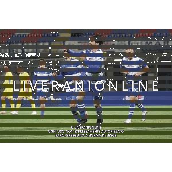 TVRCOR – Pro Patria vs Pergolettese – Serie C 15a giornata Campionato Calcio Serie C Lega Pro Busto Arsizio (VA) 21-11-2025 Stadio Carlo Speroni nella foto esultanza Pro Patria dopo il goal di Ferdinando Mastroianni foto roberta corradin-ag aldo liverani sas