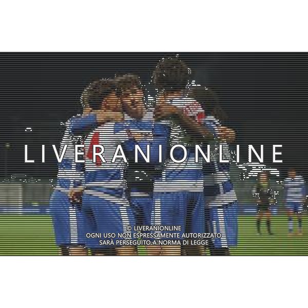 TVRCOR – Pro Patria vs Pergolettese – Serie C 15a giornata Campionato Calcio Serie C Lega Pro Busto Arsizio (VA) 21-11-2025 Stadio Carlo Speroni nella foto esultanza Pro Patria dopo il goal di Ferdinando Mastroianni foto roberta corradin-ag aldo liverani sas