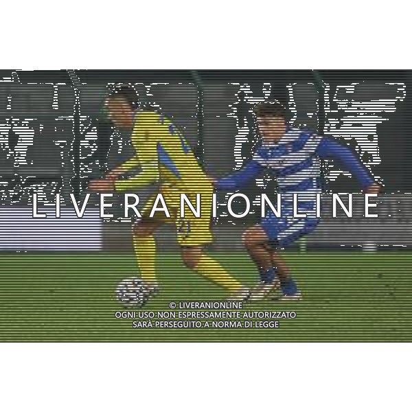 TVRCOR – Pro Patria vs Pergolettese – Serie C 15a giornata Campionato Calcio Serie C Lega Pro Busto Arsizio (VA) 21-11-2025 Stadio Carlo Speroni nella foto Samuele Careccia e Giorgio Citterio foto roberta corradin-ag aldo liverani sas