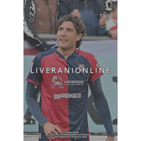 22-11-2025. Cagliari calcio-Genoa F.C: calcio, 12° giornta serie A 2025/2026, campionato calcio Italia, stadio Unipol Domus Cagliari. Foto Salvatore Moi/Agenzia Aldo Liverani s.as. Nella foto: Gol Cagliari in casa allo stadio Unipol Domus contro Genoa. Segna: Gennaro Borrelli Cagliari ©MOI SALVATORE - AGENZIA ALDO LIVERANI SAS