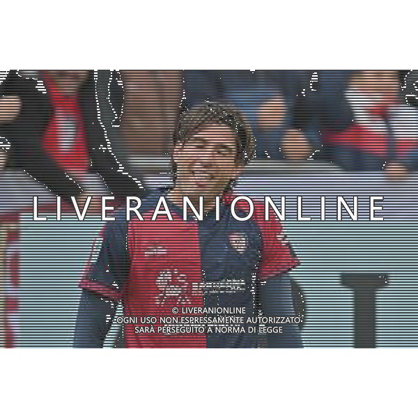 22-11-2025. Cagliari calcio-Genoa F.C: calcio, 12° giornta serie A 2025/2026, campionato calcio Italia, stadio Unipol Domus Cagliari. Foto Salvatore Moi/Agenzia Aldo Liverani s.as. Nella foto: Gol Cagliari in casa allo stadio Unipol Domus contro Genoa. Segna: Gennaro Borrelli Cagliari ©MOI SALVATORE - AGENZIA ALDO LIVERANI SAS