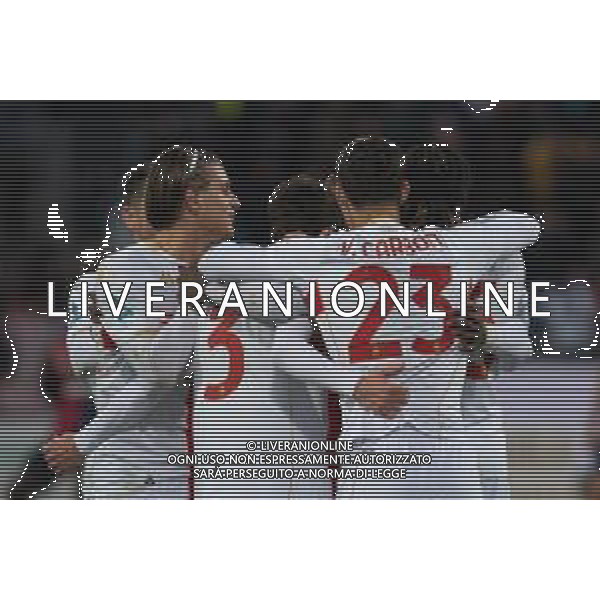 22-11-2025. Cagliari calcio-Genoa F.C: calcio, 12° giornta serie A 2025/2026, campionato calcio Italia, stadio Unipol Domus Cagliari. Foto Salvatore Moi/Agenzia Aldo Liverani s.as. Nella foto: Gol Cagliari in casa allo stadio Unipol Domus contro Genoa. Segna: Aaron Martin Genoa ©MOI SALVATORE - AGENZIA ALDO LIVERANI SAS