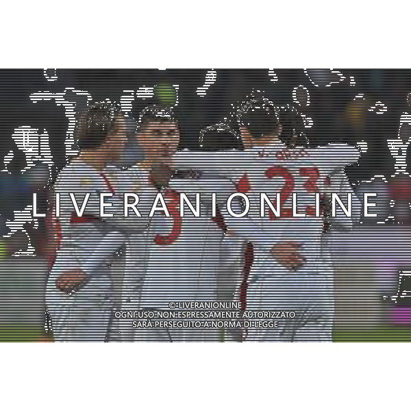 22-11-2025. Cagliari calcio-Genoa F.C: calcio, 12° giornta serie A 2025/2026, campionato calcio Italia, stadio Unipol Domus Cagliari. Foto Salvatore Moi/Agenzia Aldo Liverani s.as. Nella foto: Gol Cagliari in casa allo stadio Unipol Domus contro Genoa. Segna: Aaron Martin Genoa ©MOI SALVATORE - AGENZIA ALDO LIVERANI SAS