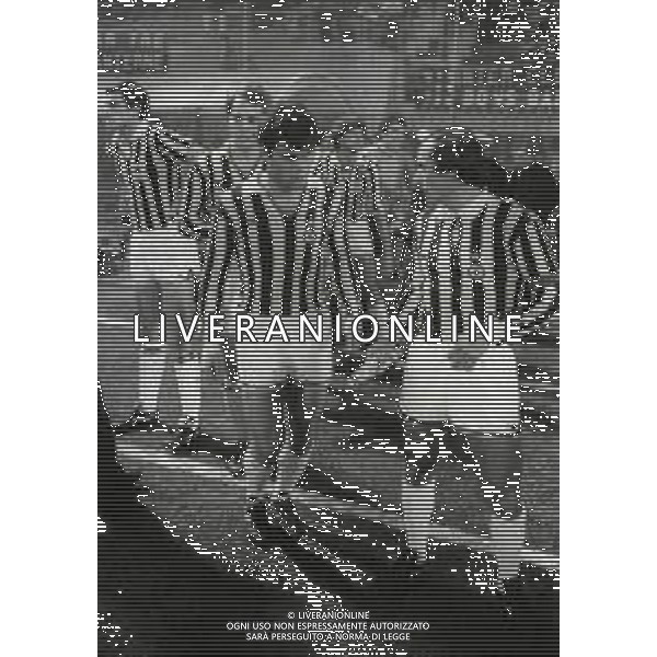 28-11-1979 MILANO QUARTI DI FINALE ANDATA DI COPPA ITALIA INTER -JUVENTUS 1-2 NELLAFOTO SERGIO TAVOLA E GIUSEPPE FURINO AG ALDO LIVERANI SAS