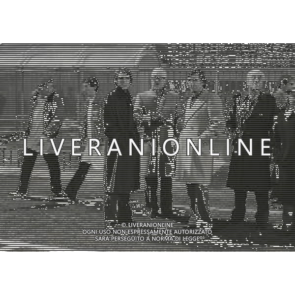 28-11-1979 MILANO QUARTI DI FINALE ANDATA DI COPPA ITALIA INTER -JUVENTUS 1-2 NELLAFOTO MARCO TARDELLI CON IL PRESIDENTE INTER IVANOE FRAIZZOLI E GIANCARLO BELTRAMI AG ALDO LIVERANI SAS