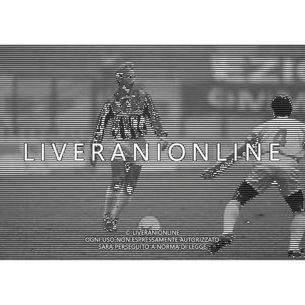 NEG-14-11-1990-MILANO-COPPA ITALIA MILAN -LECCE 3-0 NELLA FOTO GIANLUCA GAUDENZI AG ALDO LIVERANI SAS