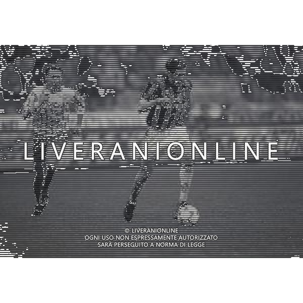 NEG-26-02-2995 MILANO-CAMPIONATO DI CALCIO SERIE A MILAN -CREMONESE 3-1 NELLA FOTO ZVONIMIR BOBAN E CORRADO VERDELLI AG ALDO LIVERANI SAS