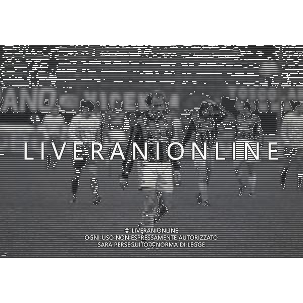 NEG-26-02-2995 MILANO-CAMPIONATO DI CALCIO SERIE A MILAN -CREMONESE 3-1 NELLA FOTO FRANCO BARESI AG ALDO LIVERANI SAS