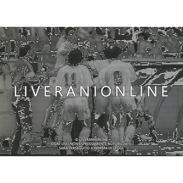 NEG-28-05-1995 MILANO-CAMPIONATO DI CALCIO SERIE A MILAN-BARI 0-1 NELLA FOTO SANDRO TOVALIERI DOPO GOAL AG ALDO LIVERANI SAS