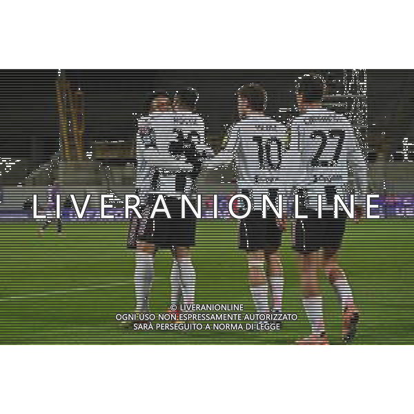 TVRG Fiorentina vs Juventus nella foto giocatori Juventus esultanza dopo il gol dell\'1 a 0 Firenze 22-11-2025 Stadio Artemio Franchi Fiorentina vs Juventus Campionato Serie A Enilive - 12a giornata foto Roberto Garavaglia/Agenzia Aldo Liverani sas