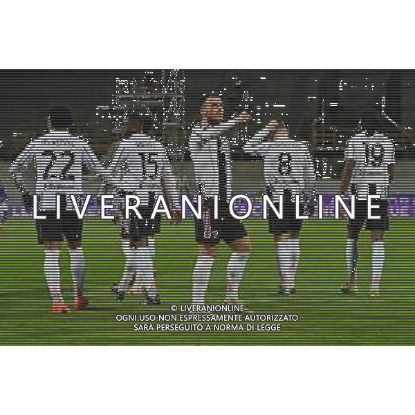 TVRG Fiorentina vs Juventus nella foto Filip Kostic (Juventus) esultanza dopo il gol dell\'1 a 0 Firenze 22-11-2025 Stadio Artemio Franchi Fiorentina vs Juventus Campionato Serie A Enilive - 12a giornata foto Roberto Garavaglia/Agenzia Aldo Liverani sas