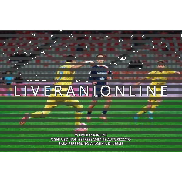 TVEM November 22, 2025 Bari, Italy - SSC Bari vs Frosinone Calcio - Italian Soccer Serie B 2025/2026 - San Nicola Stadium. In the pic: Farès Ghedjemis of Frosinone Calcio scores a goal of 1-3 ©TVEM Emmanuele Mastrodonato - AGENZIA ALDO LIVERANI SAS