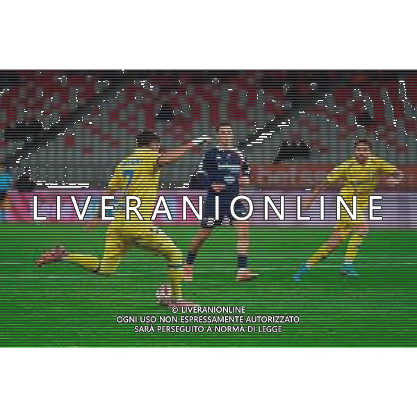 TVEM November 22, 2025 Bari, Italy - SSC Bari vs Frosinone Calcio - Italian Soccer Serie B 2025/2026 - San Nicola Stadium. In the pic: Farès Ghedjemis of Frosinone Calcio scores a goal of 1-3 ©TVEM Emmanuele Mastrodonato - AGENZIA ALDO LIVERANI SAS