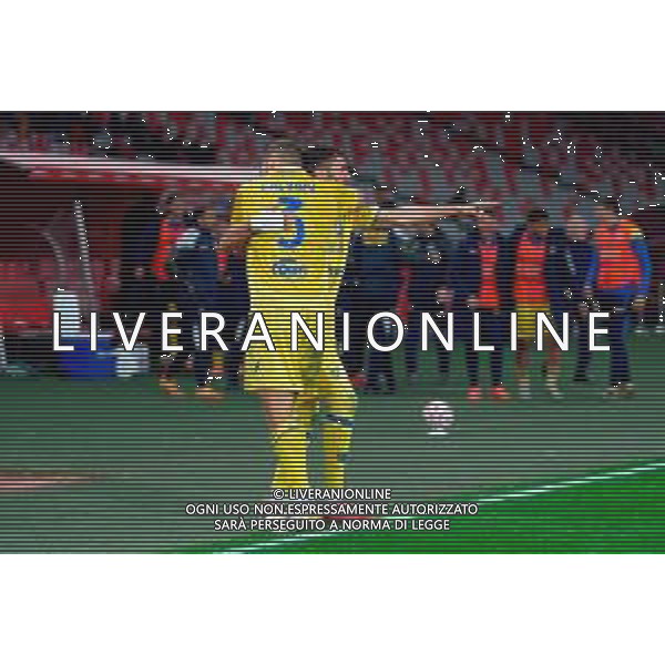 TVEM November 22, 2025 Bari, Italy - SSC Bari vs Frosinone Calcio - Italian Soccer Serie B 2025/2026 - San Nicola Stadium. In the pic: Farès Ghedjemis of Frosinone Calcio celebrates after scoring a goal with Gabriele Calvani of Frosinone Calcio ©TVEM Emmanuele Mastrodonato - AGENZIA ALDO LIVERANI SAS