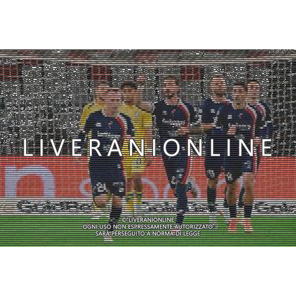 TVEM November 22, 2025 Bari, Italy - SSC Bari vs Frosinone Calcio - Italian Soccer Serie B 2025/2026 - San Nicola Stadium. In the pic: Gaetano Castrovilli of SSC Bari celebrates after scoring a goal ©TVEM Emmanuele Mastrodonato - AGENZIA ALDO LIVERANI SAS