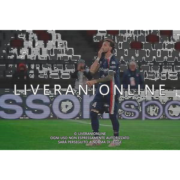 TVEM November 22, 2025 Bari, Italy - SSC Bari vs Frosinone Calcio - Italian Soccer Serie B 2025/2026 - San Nicola Stadium. In the pic: Gaetano Castrovilli of SSC Bari celebrates after scoring a goal ©TVEM Emmanuele Mastrodonato - AGENZIA ALDO LIVERANI SAS