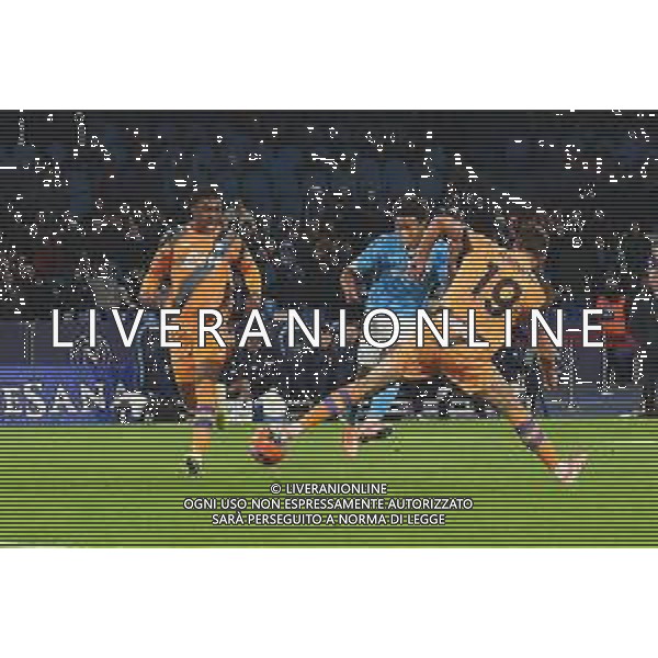 NAPOLI ATALANTA NELLA FOTO: GOL David Neres FOTO MOSCA/ AGENZIA ALDO LIVERANI -TVPM NAPOLI-ATALANTA Campionato calcio Serie A 22.11.2025