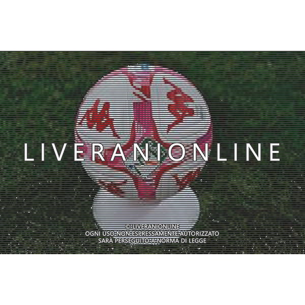 TVEM November 22, 2025 Bari, Italy - SSC Bari vs Frosinone Calcio - Italian Soccer Serie B 2025/2026 - San Nicola Stadium. In the pic: Official Ball red Lega B 2025 - 2026 -TVEM Emmanuele Mastrodonato - AGENZIA ALDO LIVERANI SAS