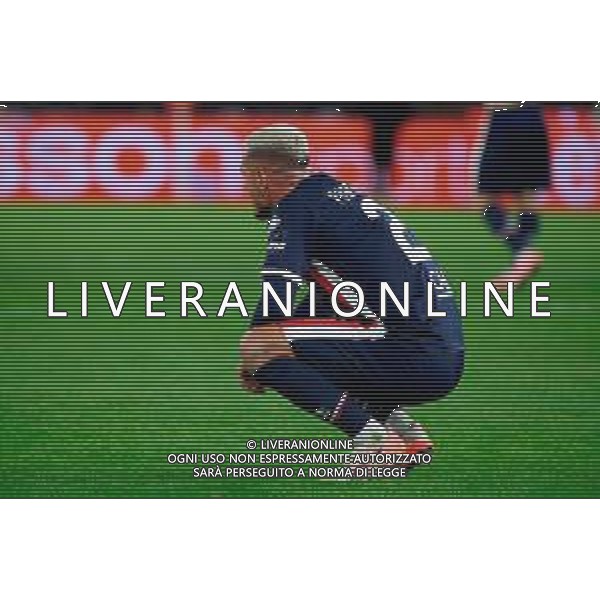 TVEM November 22, 2025 Bari, Italy - SSC Bari vs Frosinone Calcio - Italian Soccer Serie B 2025/2026 - San Nicola Stadium. In the pic: Anthony Partipilo of SSC Bari disappointment -TVEM Emmanuele Mastrodonato - AGENZIA ALDO LIVERANI SAS