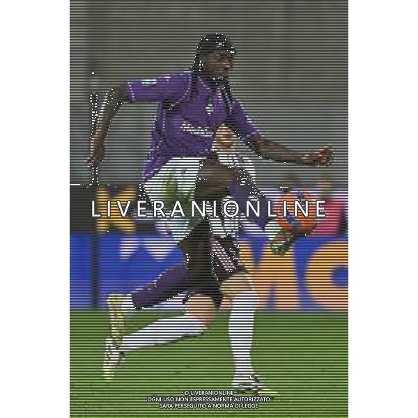 TVRG Fiorentina vs Juventus nella foto Moise Kean (Fiorentina) Firenze 22-11-2025 Stadio Artemio Franchi Fiorentina vs Juventus Campionato Serie A Enilive - 12a giornata foto Roberto Garavaglia/Agenzia Aldo Liverani sas