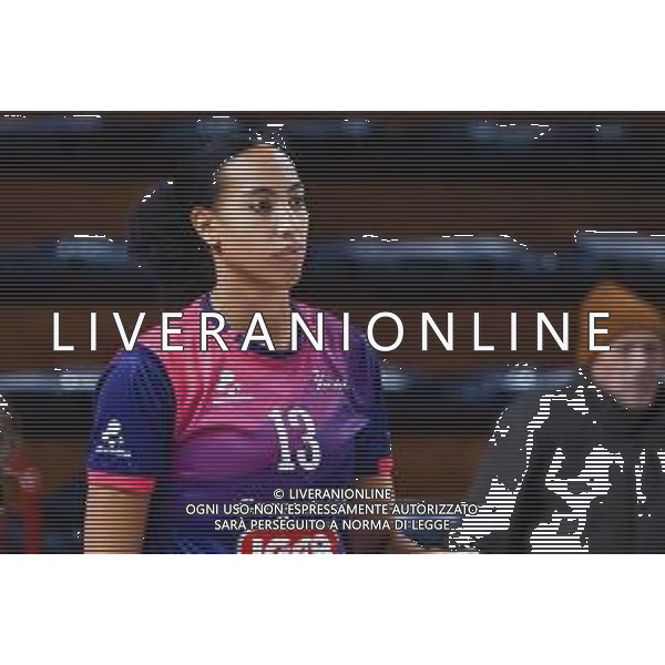 TVAMAR-Serie A1 Tigotà Igor Novara - HR Macerata . Novara - 22 Novembre 2025.Nella foto Sara Bonifacio nel prepartita---- FOTO ANDREA MARANGON - AG ALDO LIVERANI SAS