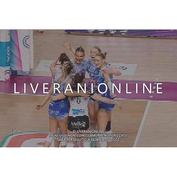 TVAMAR-Serie A1 Tigotà Igor Novara - HR Macerata . Novara - 22 Novembre 2025.Nella foto esultanza di squadra Igor Novara---- FOTO ANDREA MARANGON - AG ALDO LIVERANI SAS