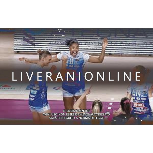 TVAMAR-Serie A1 Tigotà Igor Novara - HR Macerata . Novara - 22 Novembre 2025.Nella foto esultanza di squadra Igor Novara---- FOTO ANDREA MARANGON - AG ALDO LIVERANI SAS