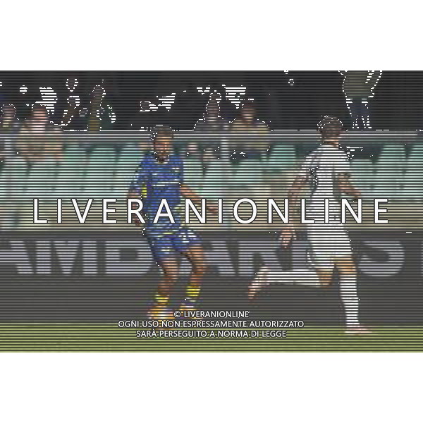 Antoine Joseph Bernède of Hellas Verona FC play the ball during Hellas Verona FC vs Parma Calcio FC, 12° Serie A Enilive 2025-26 game at Marcantonio Bentegodi stadium in Verona (VR), Italy, on November 23, 2025. (Photo by Davide Casentini) AG ALDO LIVERANI SAS