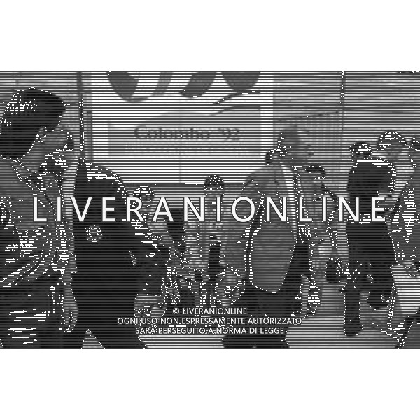 NEG- RETROSPETTIVA GIOVANNI TRAPATTONI ALLENATORE INTER NELLA FOTO GIOVANNI TRAPATTONI NELL’ANNO 1990 CON BOSKOV VUJADIN AG ALDO LIVERANI SAS