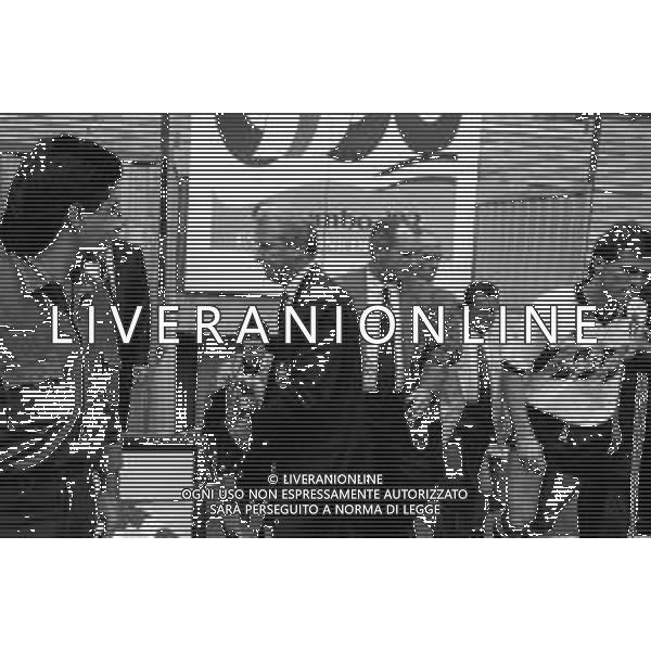 NEG- RETROSPETTIVA GIOVANNI TRAPATTONI ALLENATORE INTER NELLA FOTO GIOVANNI TRAPATTONI NELL’ANNO 1990 CON BOSKOV VUJADIN AG ALDO LIVERANI SAS