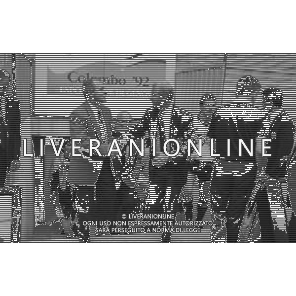 NEG- RETROSPETTIVA GIOVANNI TRAPATTONI ALLENATORE INTER NELLA FOTO GIOVANNI TRAPATTONI NELL’ANNO 1990 CON BOSKOV VUJADIN AG ALDO LIVERANI SAS