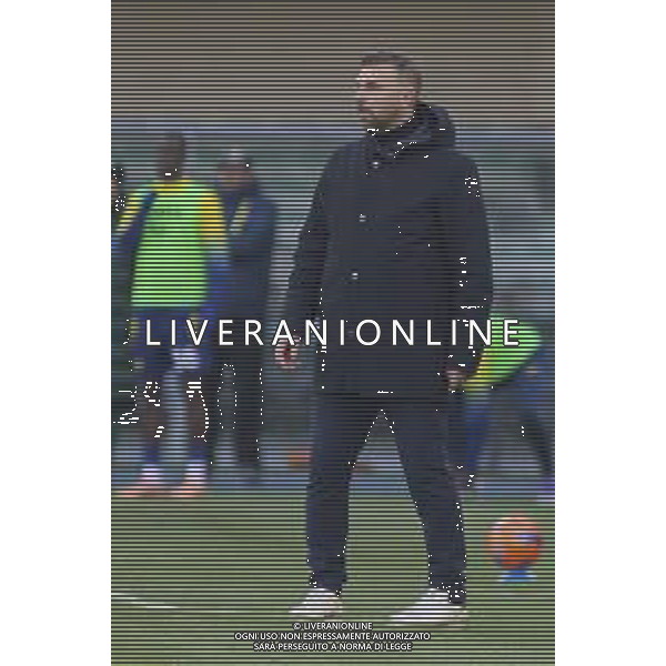 Paolo Zanetti Head Coach of Hellas Verona FC expresses disappointment during Hellas Verona FC vs Parma Calcio FC, 12° Serie A Enilive 2025-26 game at Marcantonio Bentegodi stadium in Verona (VR), Italy, on November 23, 2025. (Photo by Davide Casentini) AG ALDO LIVERANI SAS