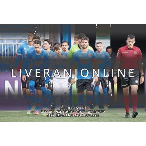 Lega Pro Girone A Novara e Renate allo Silvio Piola di Novara. Novara - 23 Novembre 2025 Nella foto l\'entrata in campo del Novara ---- FOTO ANDREA MARANGON - AG ALDO LIVERANI SAS
