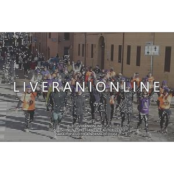 IMOLA 23 11 2025 Associazione "Nastro Viola" - Insieme contro il tumore al pancreas NELLA FOTO camminata solidale di 5 km. VIA MAZZINI ©SANNA - AGENZIA ALDO LIVERANI SAS