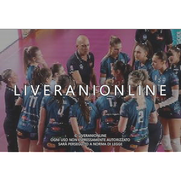 IMOLA 23 11 2025 CLAI IMOLA PALLAVOLO-FASANO SERIE A2 NELLA FOTO SIMONE BENDANDI ALLENATORE CLAI IMOLA TIME OUT ©SANNA - AGENZIA ALDO LIVERANI SAS