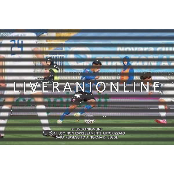 Lega Pro Girone A Novara e Renate allo Silvio Piola di Novara. Novara - 23 Novembre 2025 Nella foto D. Dell\'erba (Novara) tenta il dribbling---- FOTO ANDREA MARANGON - AG ALDO LIVERANI SAS