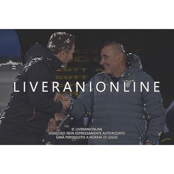 Lazio vs Lecce Campionato Serie A Enilive - 12 Giornata Stadio Olimpico - Roma 23-11-2025 nella foto Eusebio Di Francesco e Sarri Maurizio Foto Federico Gaetano - ag Aldo liverani- AGENZIA ALDO LIVERANI SAS