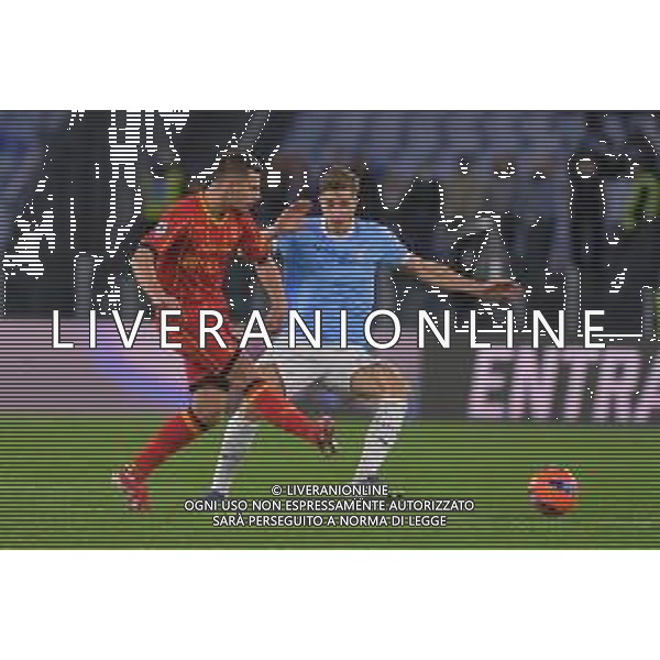 Lazio vs Lecce Campionato Serie A Enilive - 12 Giornata Stadio Olimpico - Roma 23-11-2025 nella foto Ramadani e Basic Foto Federico Gaetano - ag Aldo liverani- AGENZIA ALDO LIVERANI SAS