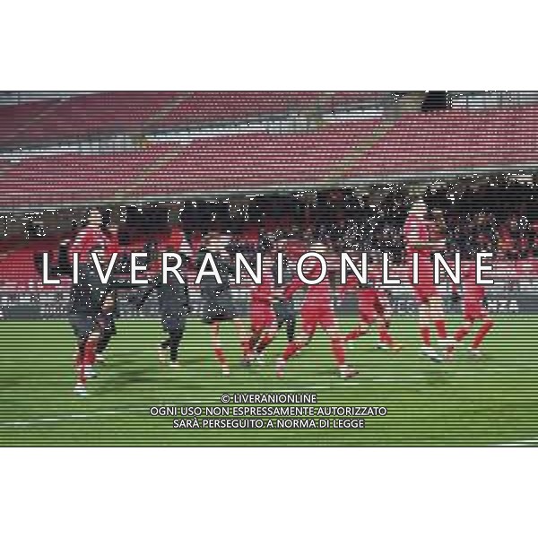 TVRCOR Monza vs Cesena – Serie B Monza 23-11-2025 U-Power Stadium Monza vs Cesena Campionato Serie BKT - 13a giornata foto Roberta Corradin/Agenzia Aldo Liverani sas nella foto esultanza Monza a fine partita dopo la vittoria ©TVRCOR Corradin Roberta - AGENZIA ALDO LIVERANI SAS