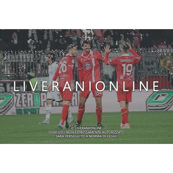 TVRCOR Monza vs Cesena – Serie B Monza 23-11-2025 U-Power Stadium Monza vs Cesena Campionato Serie BKT - 13a giornata foto Roberta Corradin/Agenzia Aldo Liverani sas nella foto esultanza Monza a fine partita dopo la vittoria ©TVRCOR Corradin Roberta - AGENZIA ALDO LIVERANI SAS