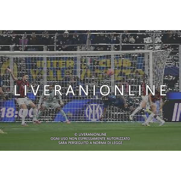 Inter vs Milan nella foto Marcus Thuram (Inter) occasione da gol Milano 23-11-2025 Stadio Giuseppe Meazza - San Siro Inter vs Milan Campionato Serie A Enilive - 12a giornata foto Roberto Garavaglia/Agenzia Aldo Liverani sas