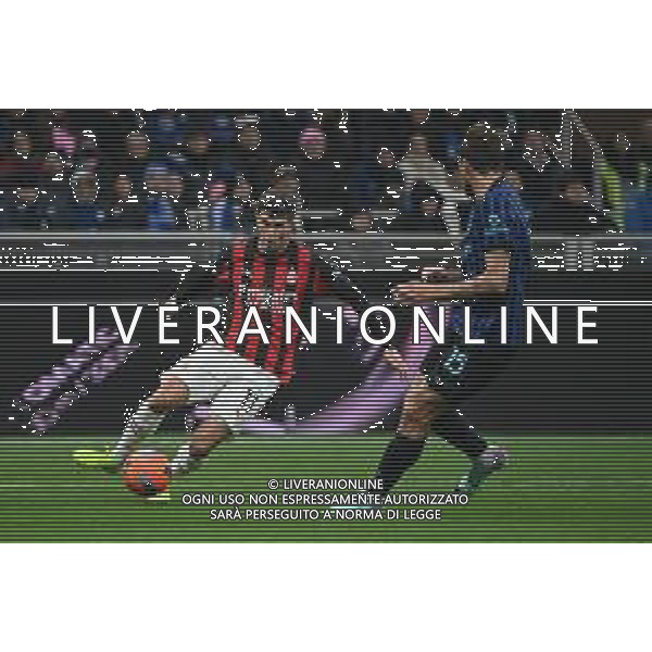 Inter vs Milan nella foto Christian Mate Pulisic (Milan) Milano 23-11-2025 Stadio Giuseppe Meazza - San Siro Inter vs Milan Campionato Serie A Enilive - 12a giornata foto Roberto Garavaglia/Agenzia Aldo Liverani sas
