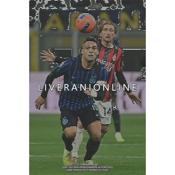 Inter vs Milan nella foto Lautaro Martinez (Inter) e Luka Modric (Milan) Milano 23-11-2025 Stadio Giuseppe Meazza - San Siro Inter vs Milan Campionato Serie A Enilive - 12a giornata foto Roberto Garavaglia/Agenzia Aldo Liverani sas