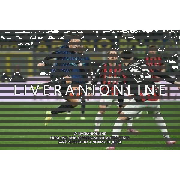 Inter vs Milan nella foto Lautaro Martinez (Inter) Milano 23-11-2025 Stadio Giuseppe Meazza - San Siro Inter vs Milan Campionato Serie A Enilive - 12a giornata foto Roberto Garavaglia/Agenzia Aldo Liverani sas