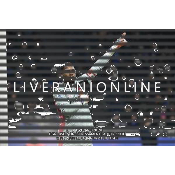 Inter vs Milan nella foto Mike Maignan (Milan) esultanza dopo il rigore parato Milano 23-11-2025 Stadio Giuseppe Meazza - San Siro Inter vs Milan Campionato Serie A Enilive - 12a giornata foto Roberto Garavaglia/Agenzia Aldo Liverani sas